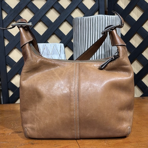 Coach Handbags - Coach Demi 2003 Brown Leather Shoulder Bag